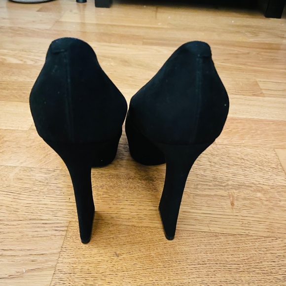 NBW Celine Black suede heels size 8.5 - Picture 4 of 7